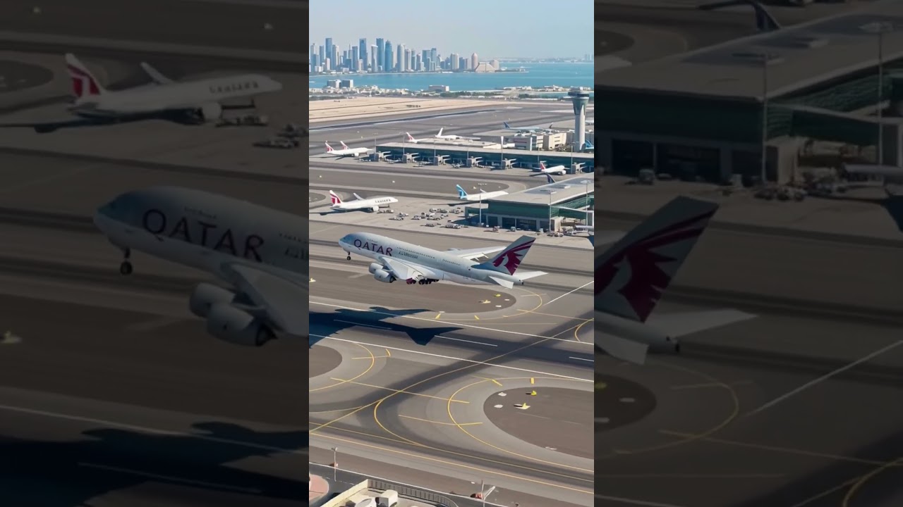 Qatar Airways Announces Limited Flights To & From Doha Airport #qatarairways #dohaairport #shorts
