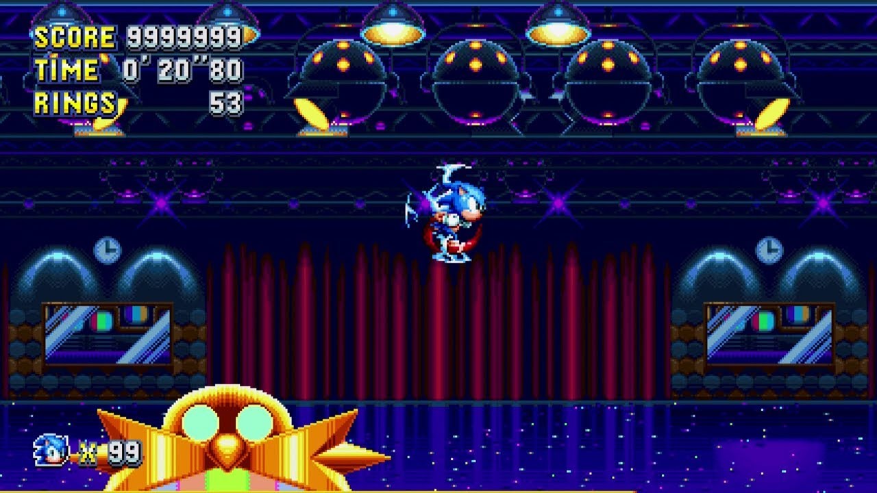 Sonic Mania - Sonic + Tails Speedrun in 52:59