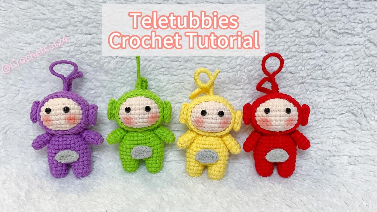 How to Crochet a Teletubby #crochettutorial  #crochet  #teletubbies #diy #handmade #handmadegifts