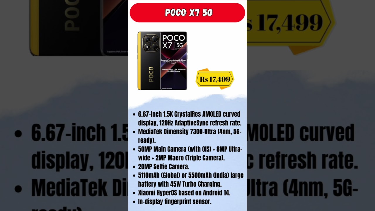 POCO X7 5G 📱🔥 Full Review | Monster Performance in Budget 5G!
