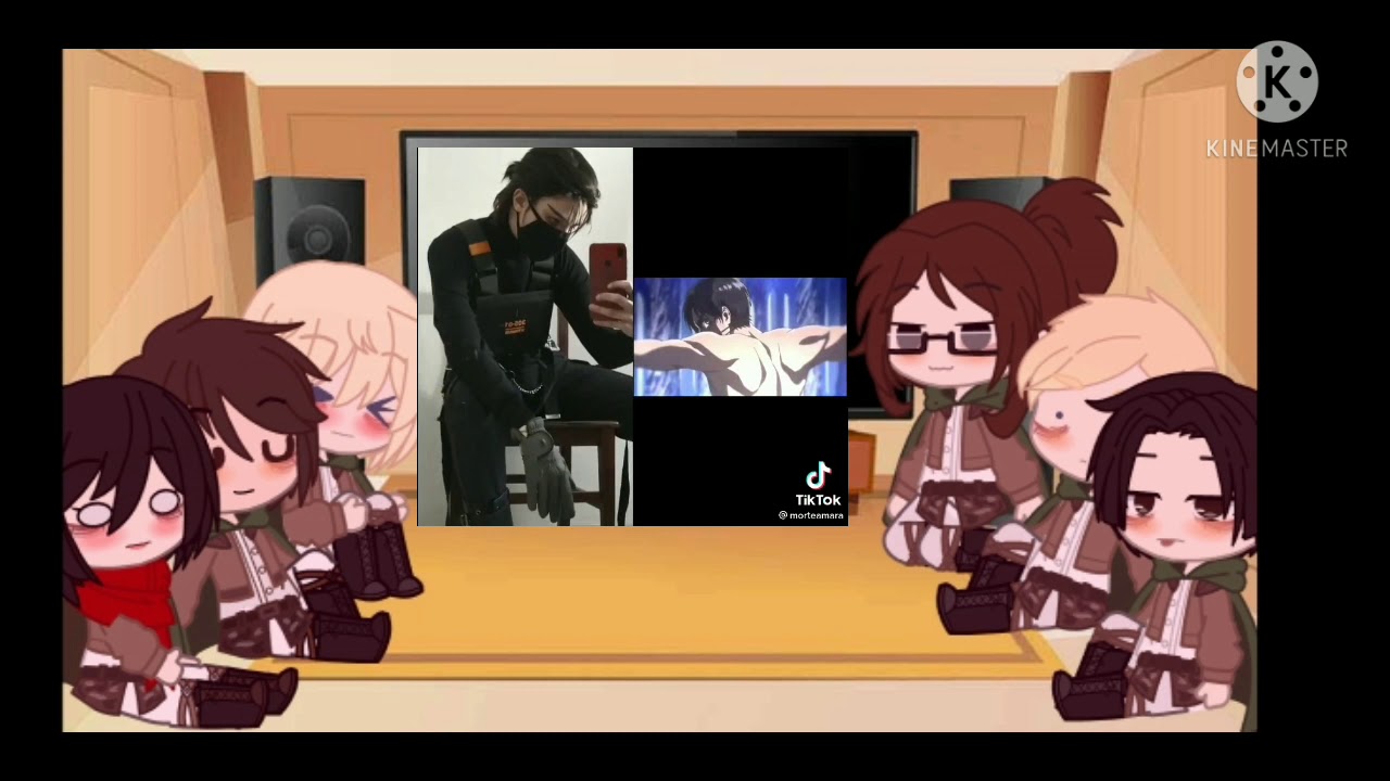 aot react to tik toks - little bit of eremin-