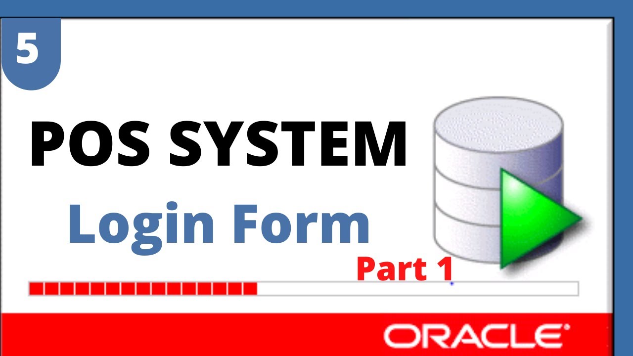 POS-система: разработка формы входа с использованием Oracle Developer 6i (урду/хинди)