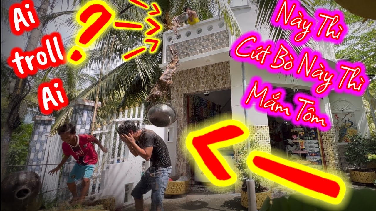Troll Gậy ông đập lưng BÀ cái kết bất ngờ | Chơi khăm đổ mắm tôm phân bò Hiếu Ế | Sơn Ngố Hiếu Ế SN