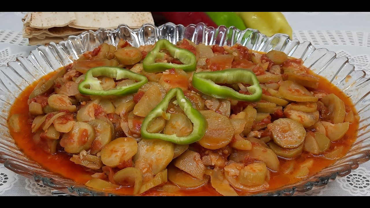طريقة تحضير مسقعة القرع بالبندورة الفريش , اكلة صيفية ( بزيت الزيتون ) 😇😊😋