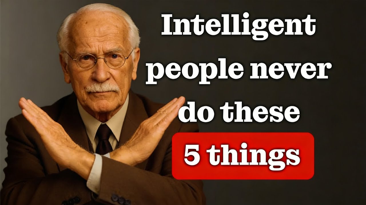 Highly intelligent people never do these 5 things (and why you should avoid them too)| Carl Jung