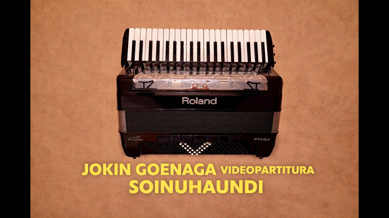 SOINUHAUNDI. ACORDE&Oacute;N. ACCORDION. ACCORD&Eacute;ON.AKKORDEON. FISARM&Oacute;NICA. AKORDEOIA. Partitura de acorde&oacute;n