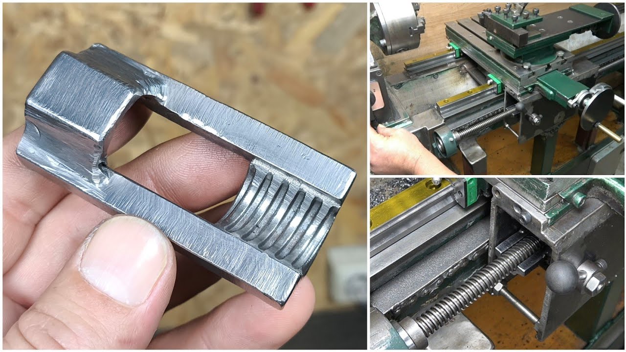 Homemade Lathe Automatic Feeding Mechanism !