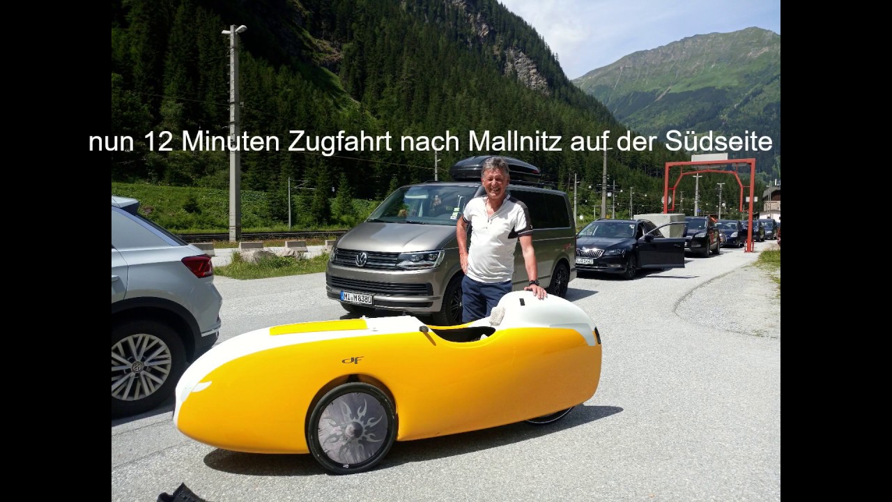 Velomobil DFxl #240  Alpenquerung über Salzburg und Mallnitz nach Osttirol