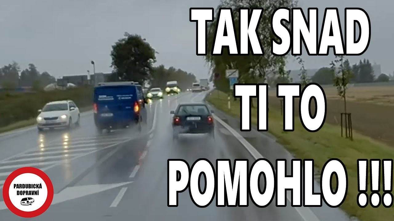 MA*OR v Audi, všichni uprostřed jako blbci, nebezpečné předjíždění - Dashcam kompilace #200
