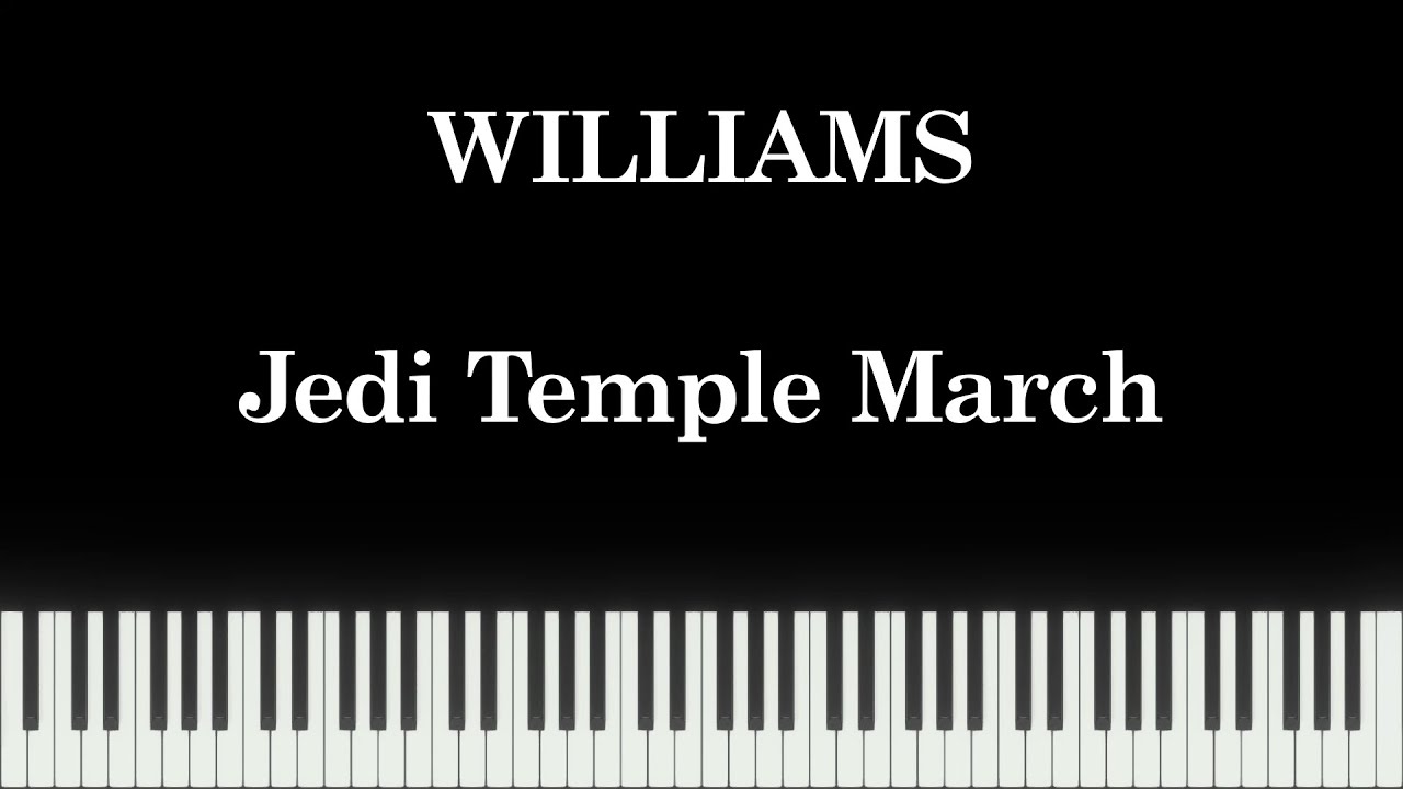 Star Wars 3 - Jedi Temple March (Synthesia Piano)