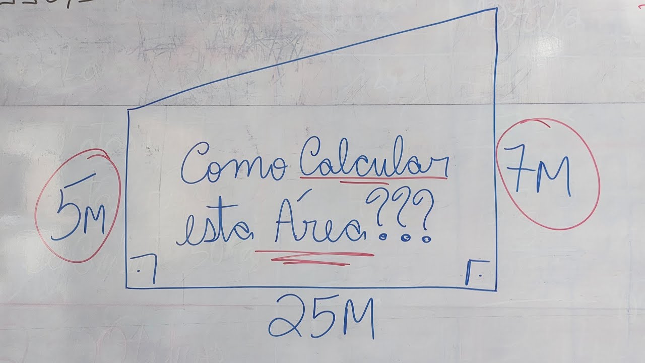 Como calcular área de terrenos regulares, irregulares e com barranco. Cálculo de obra 02