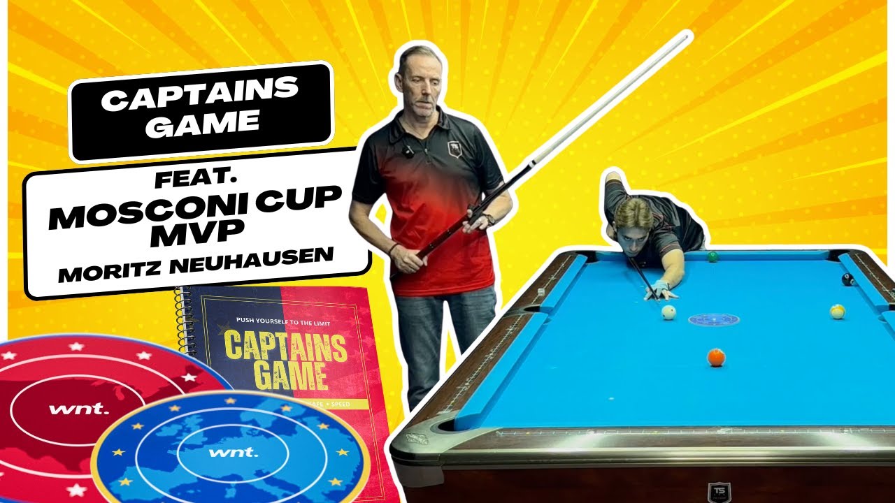 Positionstraining mit Mosconi Cup MVP Moritz Neuhausen