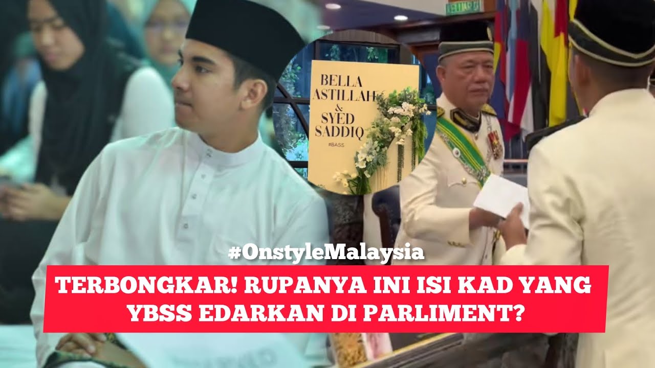 KAD YANG SYED SADDIQ EDARKAN DI PARLIMENT MEMANG KAD BASS??😱😭👍💞