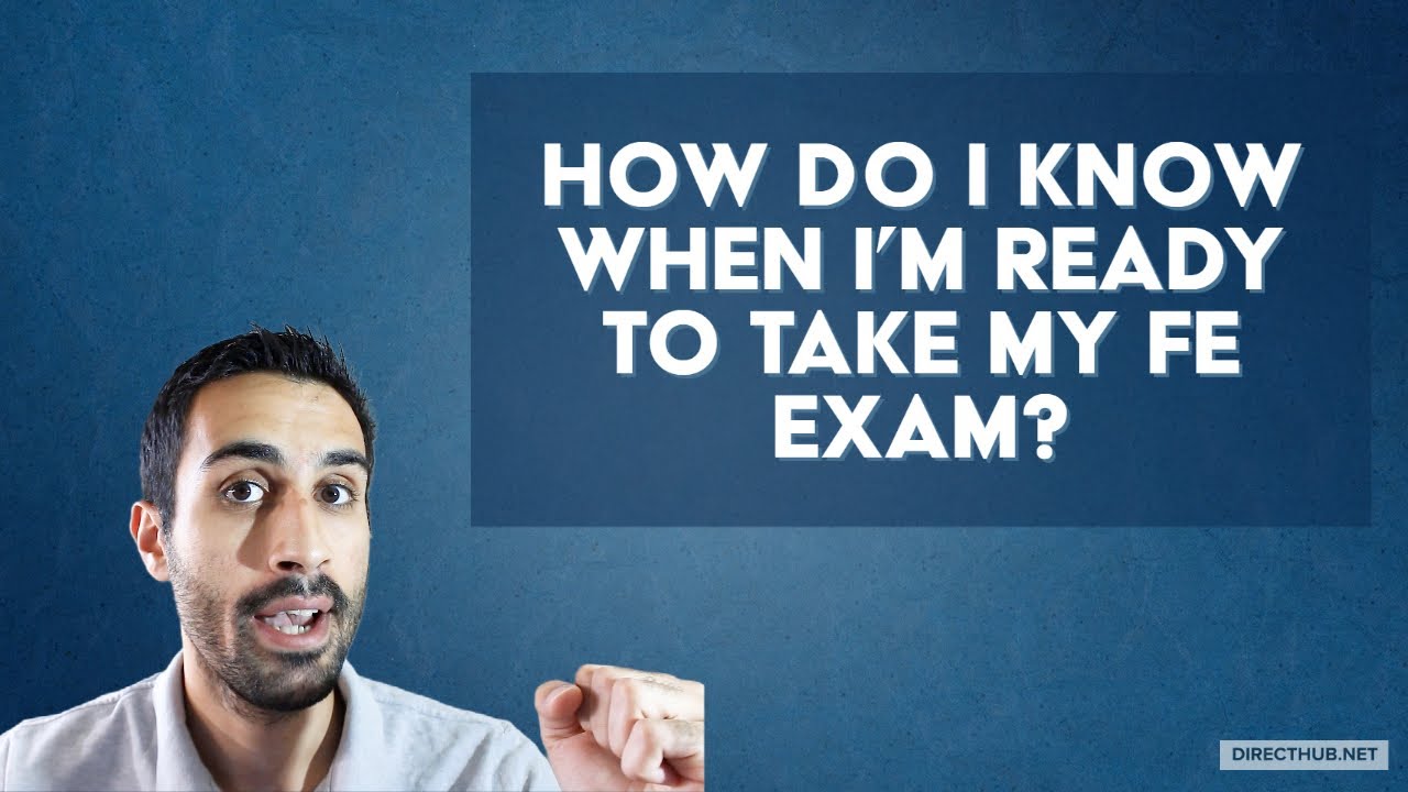 When should you take your FE exam?