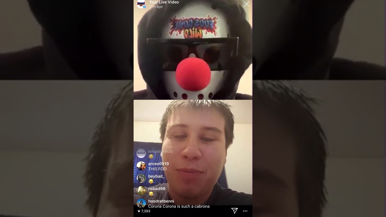 FOO GETS DOWN FOR FOOS GONE WILD ON IG LIVE!
