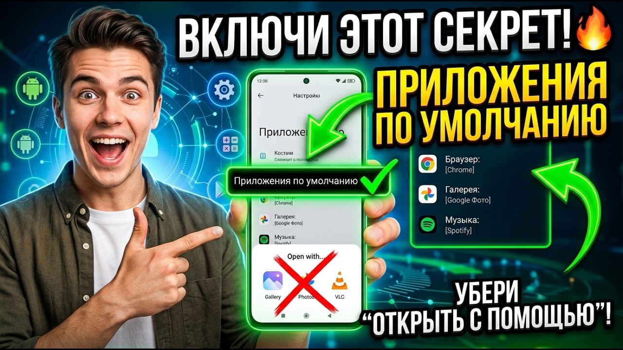 Секретная настройка Android, которую ВСЕ забывают включить (Приложения по умолчанию)