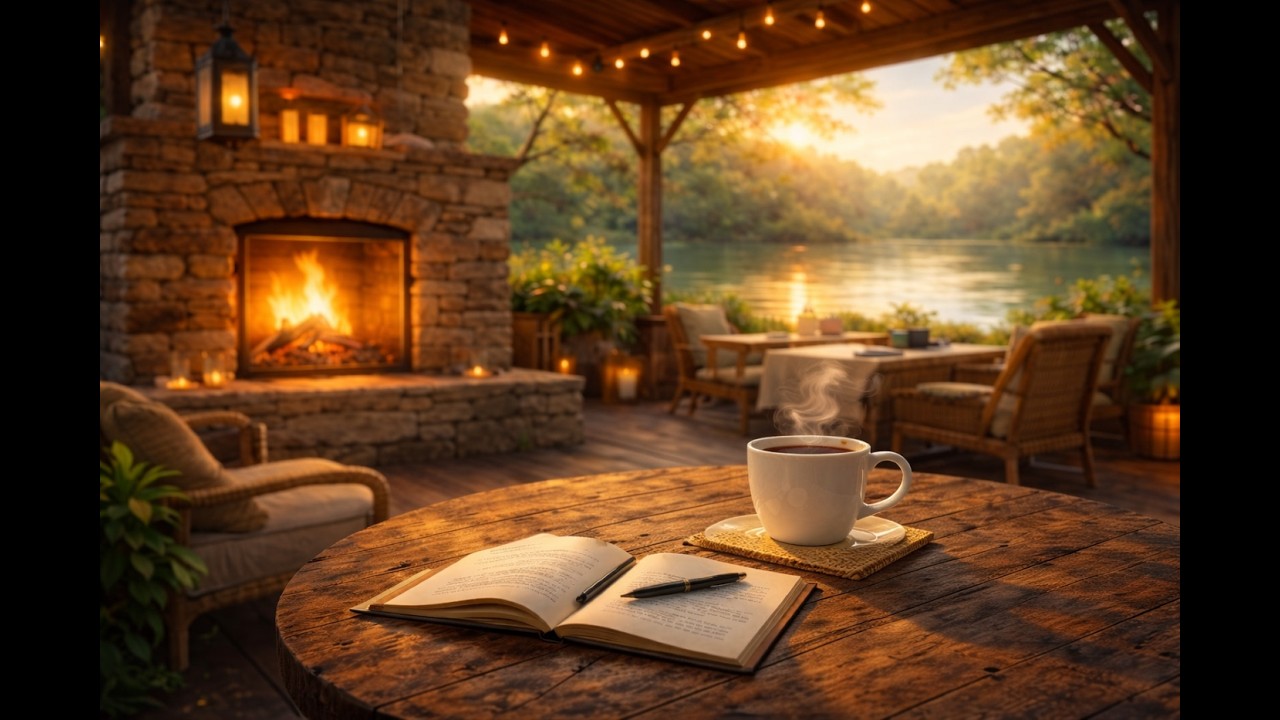 Sunny River Vibes 🎷 Organic Lofi Jazz | Morning Coffee, Creative work