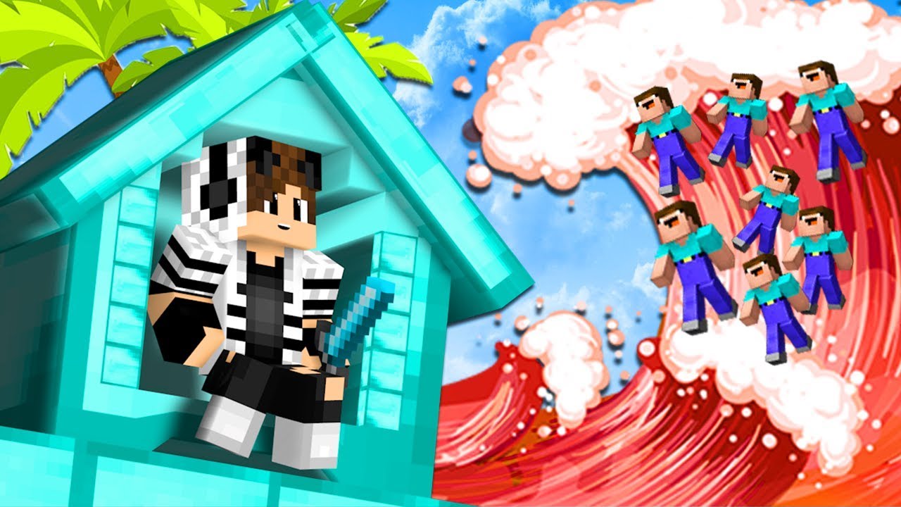 NOOB TSUNAMI VS PRO BARÁK V MINECRAFTU!!