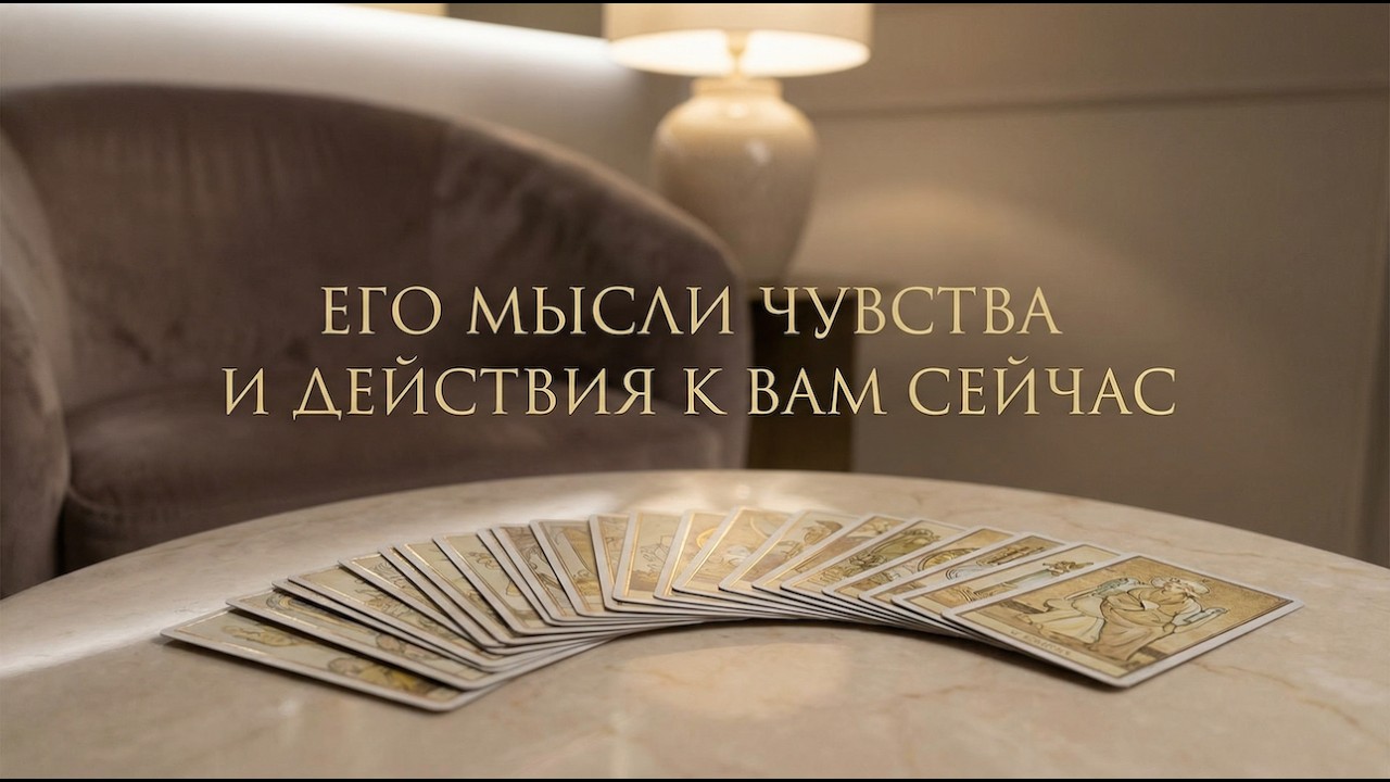 ЕГО МЫСЛИ ЧУВСТВА И ДЕЙСТВИЯ К ВАМ СЕЙЧАС