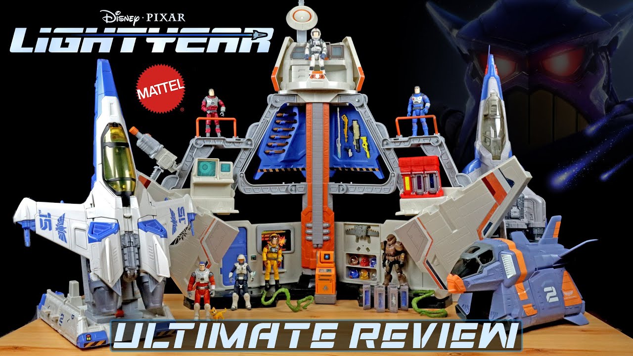 My ULTIMATE Review of the Mattel Lightyear ULTIMATE Star Command Base Playset!