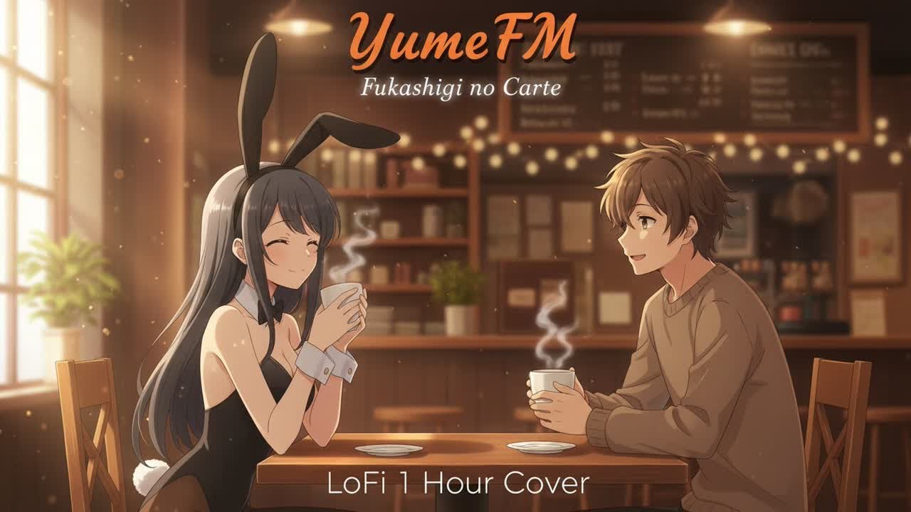 [1 HOUR] Fukashigi no Carte (Seishun Buta Yarou wa Bunny Girl Senpai) | Lo-Fi Coffee Vibes