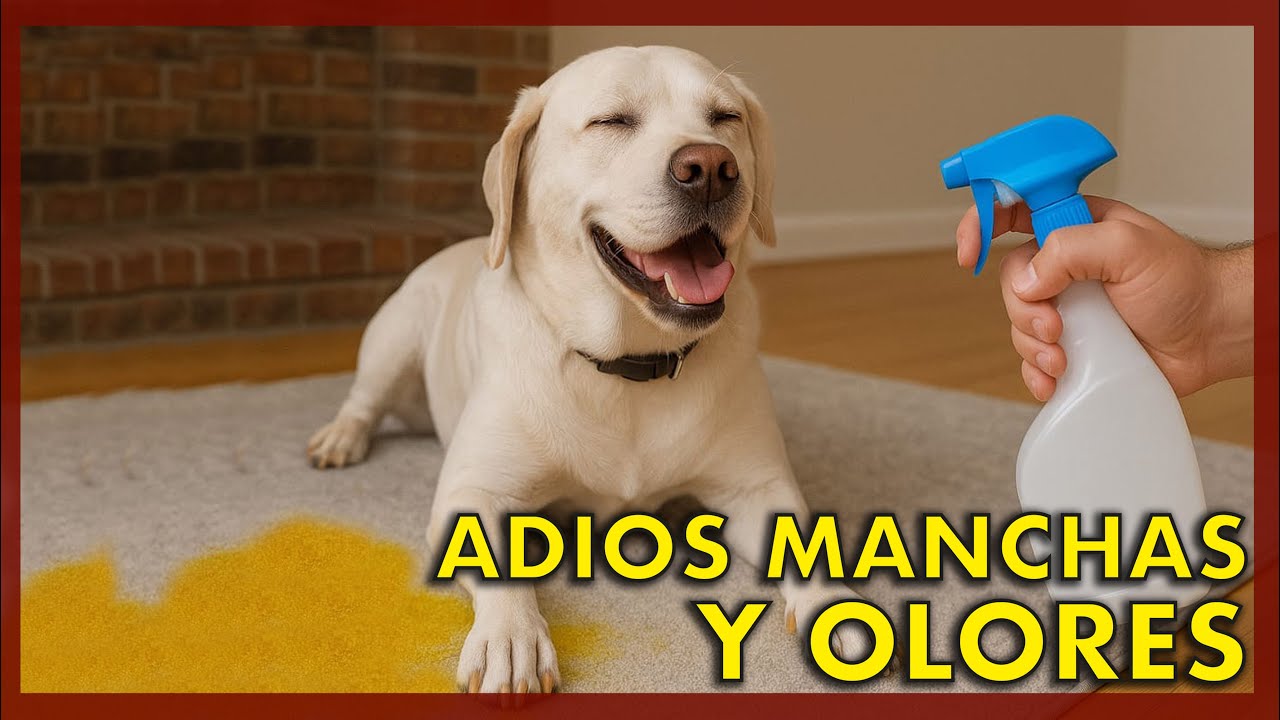 💦🧽 Cómo quitar orina y mal olor de perro en tapetes (fácil y rápido)