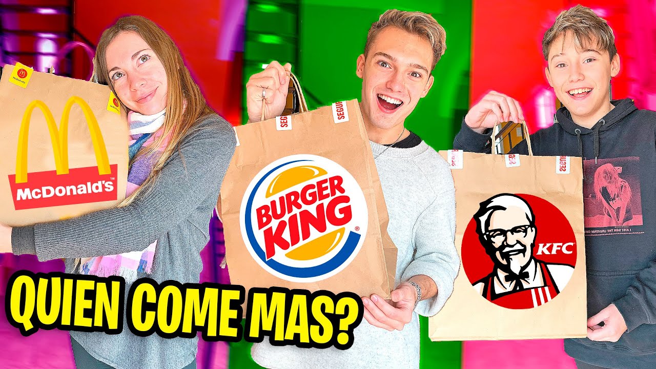 QUIEN COME MAS COMIDA R&Aacute;PIDA ?? (RETO)