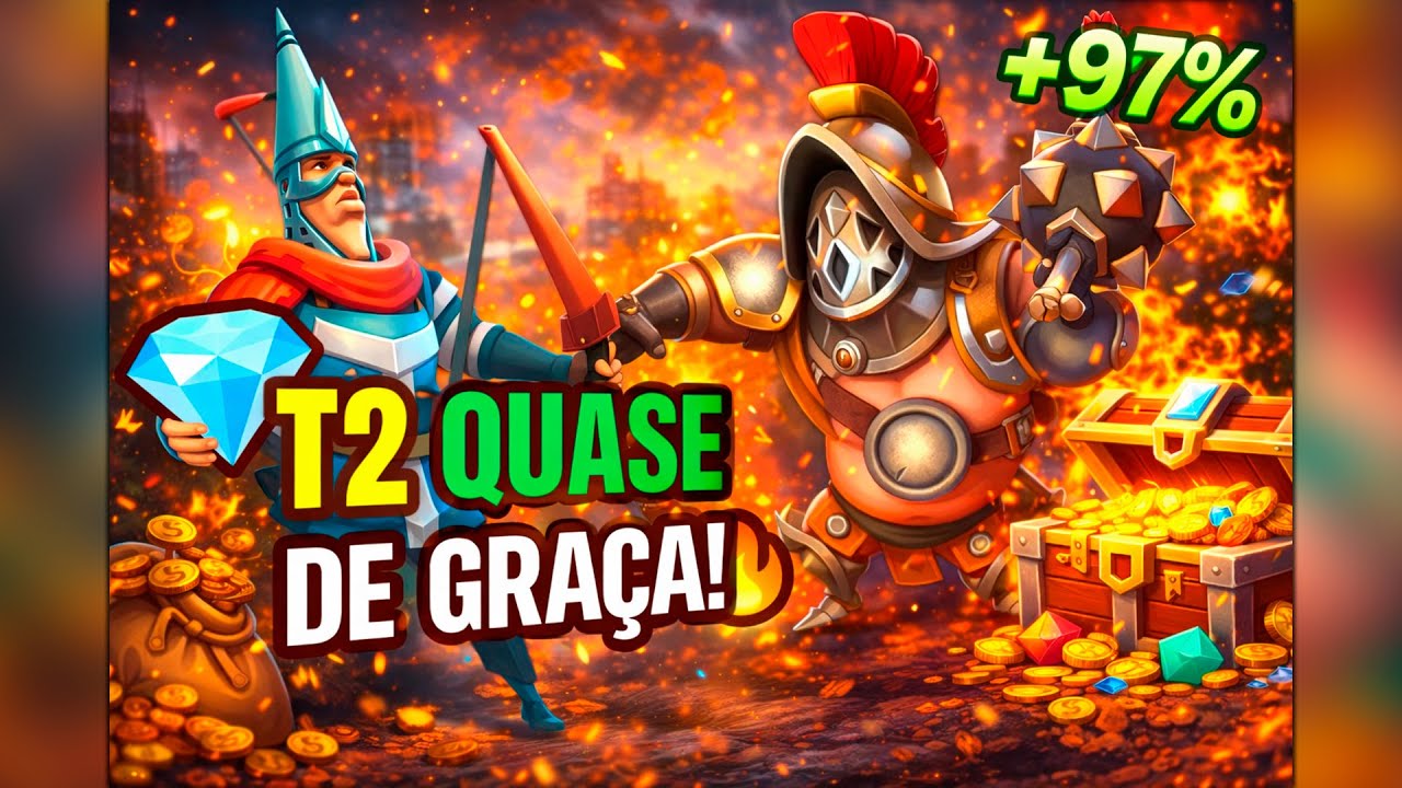 🔥 O SEGREDO para Treinar T2 Quase de Graça no Lords Mobile! 💎