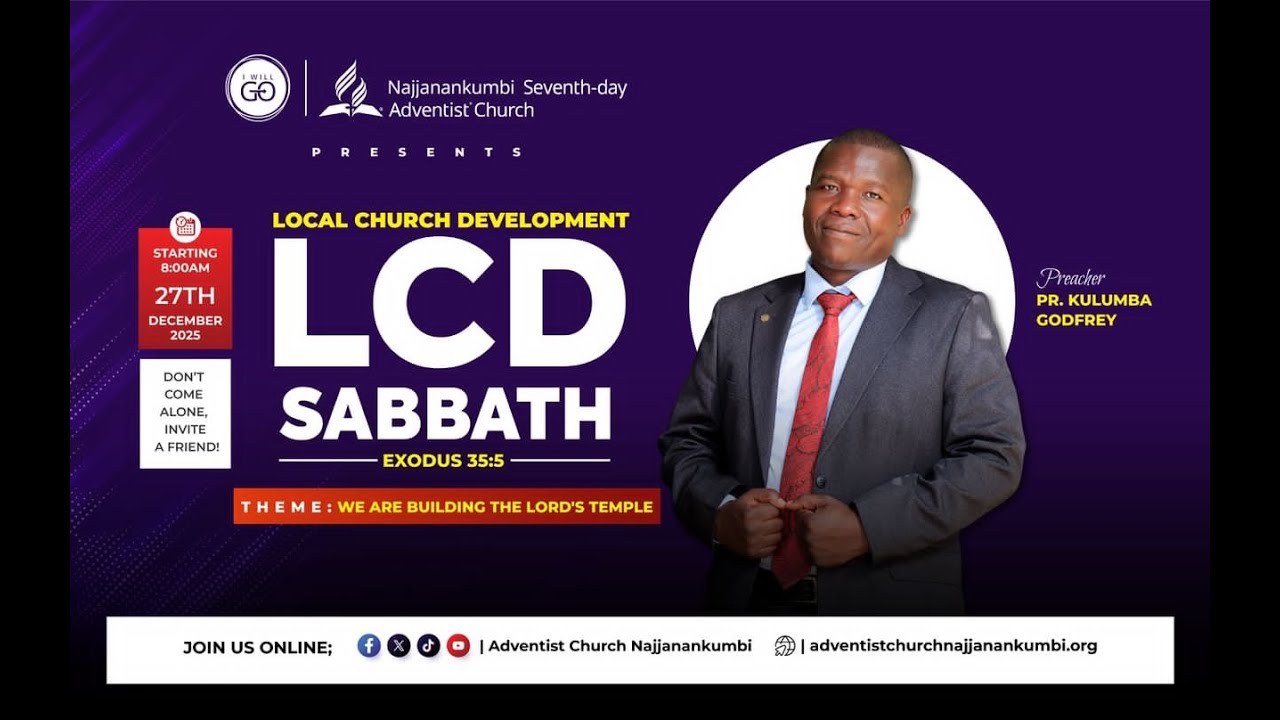 #Zimba Ekanisa || 27th December 2025 || LCD Sabbath || Pr. Kulumba Godfrey