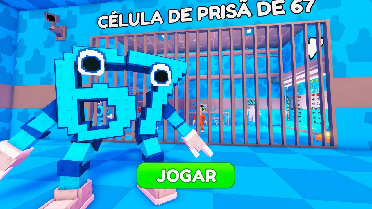 ESCAPEI DA PRIS&Atilde;O DE 67 PRISON RUN NO ROBLOX