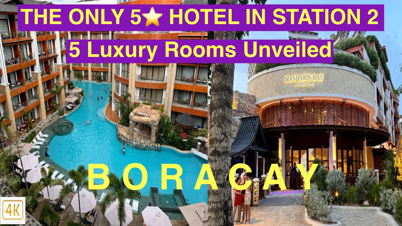 Mandarin Bay Resort and Spa BORACAY | Полный тур по курорту и 5 туров по роскошным номерам [ENG SUB]