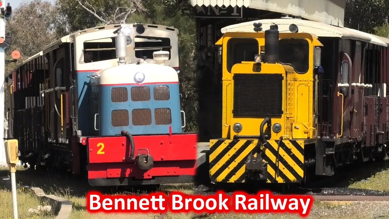 Trains on the Bennett Brook Railway; Whiteman Park Perth (October 2022)
