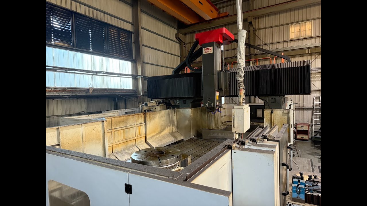 KAFO CNC 5 FACE DOUBLE COLUMN MACHINING CENTER #germanmachine #cnc #usedmachinery #vmc