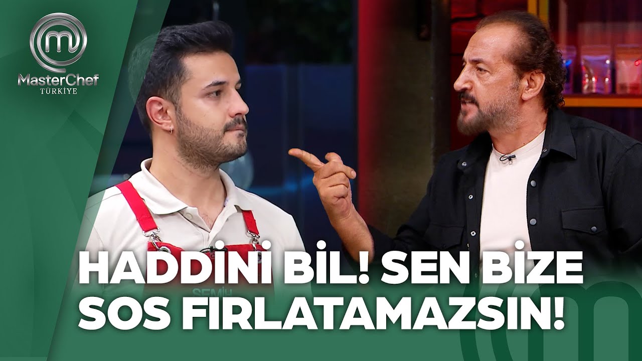 Mehmet Şef, Semih'e Ateş Püskürdü | MasterChef Türkiye 19.09.2024