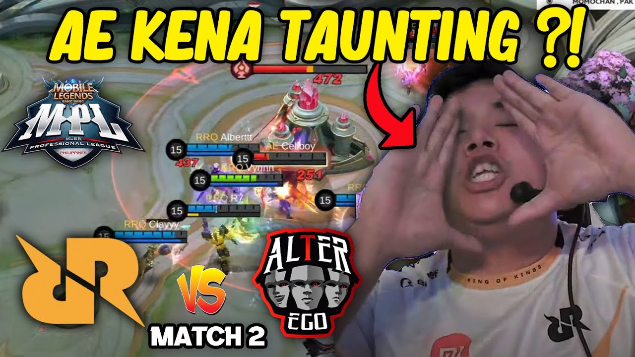 RRQ MASIH MENDOMINASI, R7 LANGSUNG TAUNTING DEPAN ALTER EGO! - RRQ VS AE MATCH 2