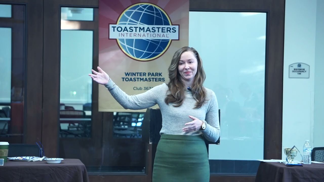 Келли Веди — Докладчик №2 — «Ошибки» — Клуб ораторского искусства Winter Park Toastmasters — WPTM