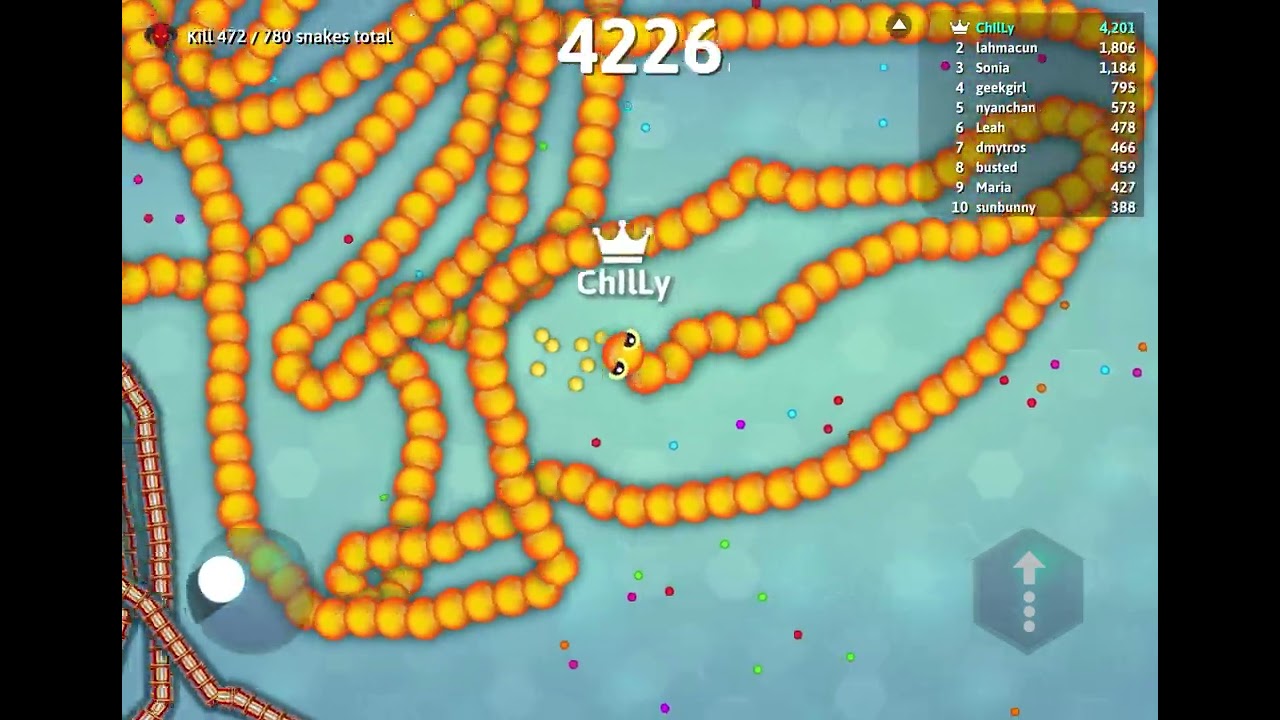 Reaching 7000 In Slither.io