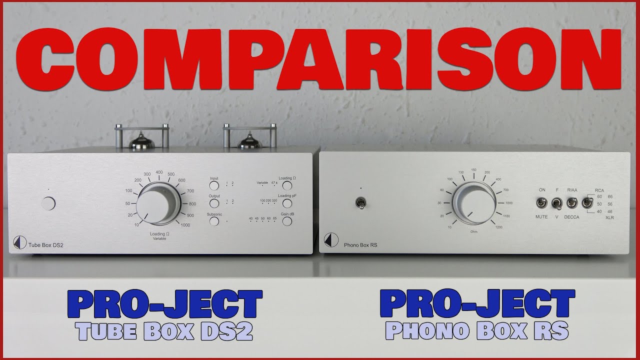Phono Preamp Comparison - Pro-Ject Phono Box RS vs Pro-Ject Tube Box DS2 - Blind Test - Vinyl