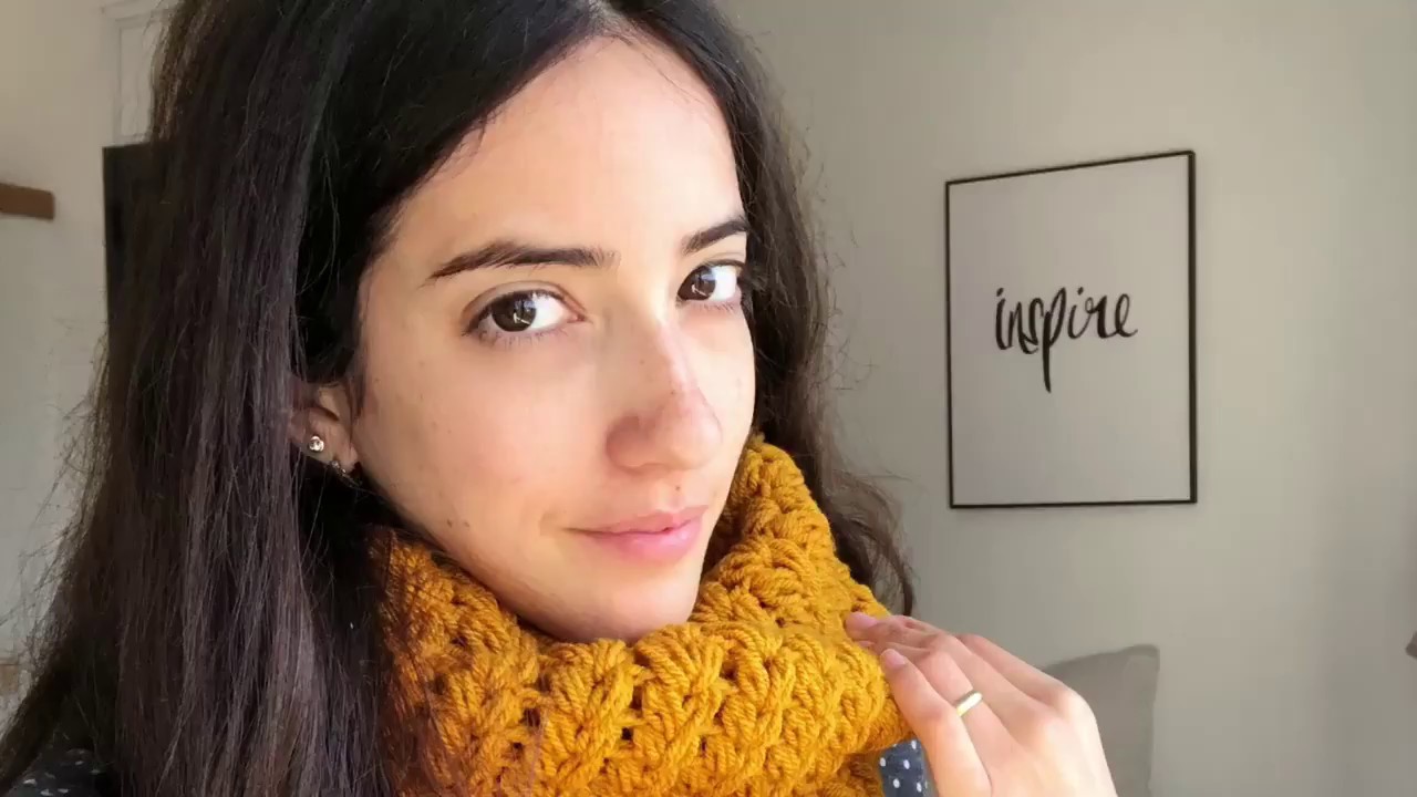 איך לסרוג צעיף אינסוף עם מסרגה אחת - חלק 1 | How to crochet an infinity scarf