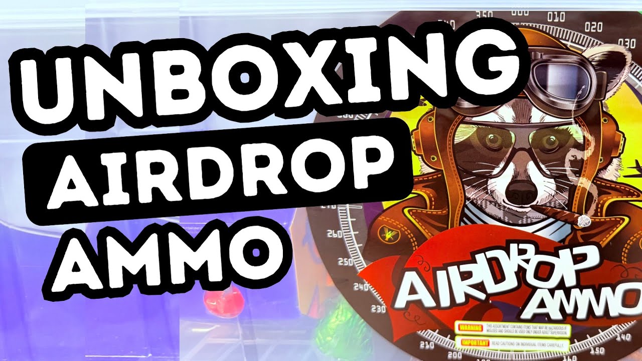 Unboxing Airdrop Ammo from Raccoon Fireworks! #unboxing