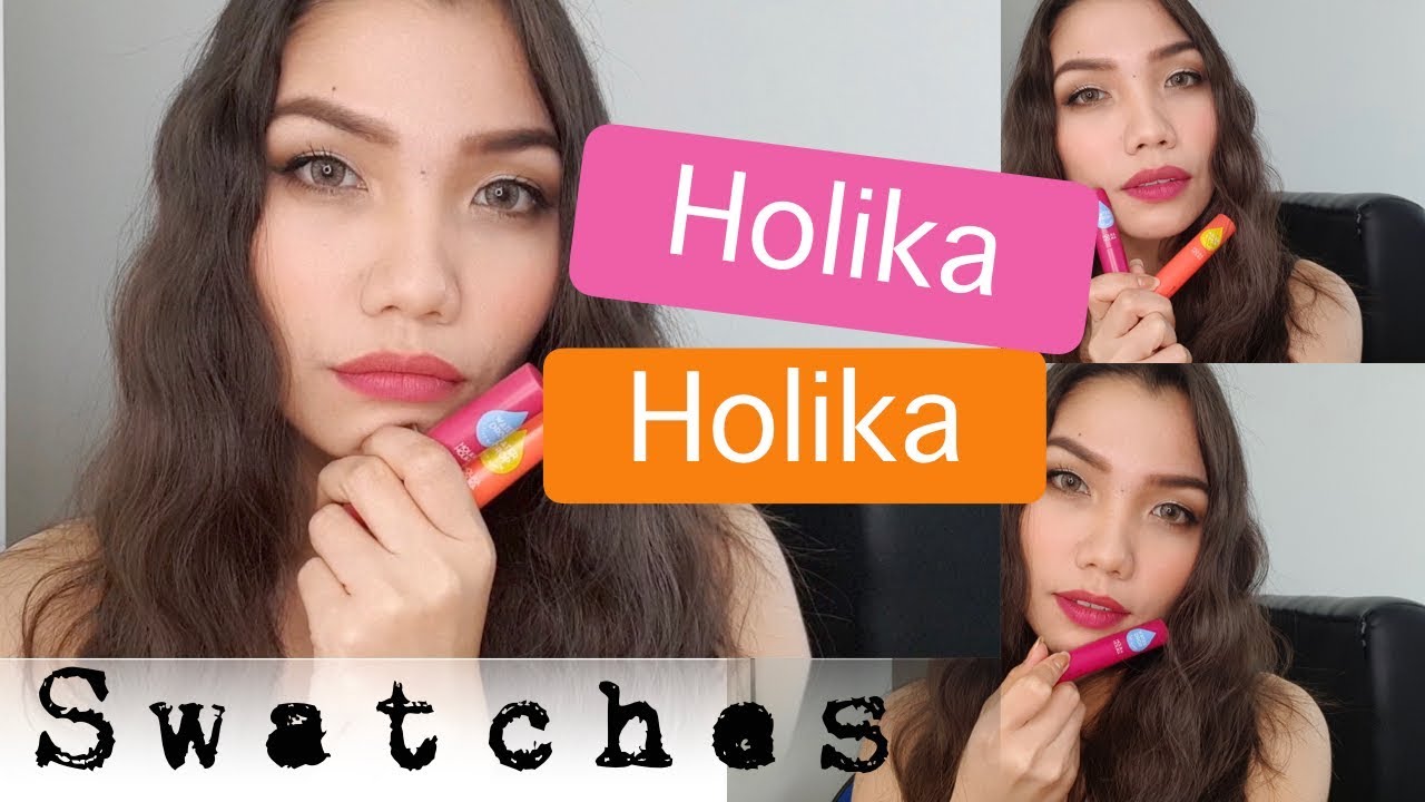 Holika Holika Water Drop Tint Bomb|| Swatches