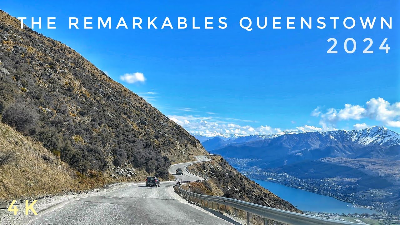 Driving Up The Remarkables Ski Area Queenstown New Zealand 2024 4K | New Zealand Ski Resort Tour 4K