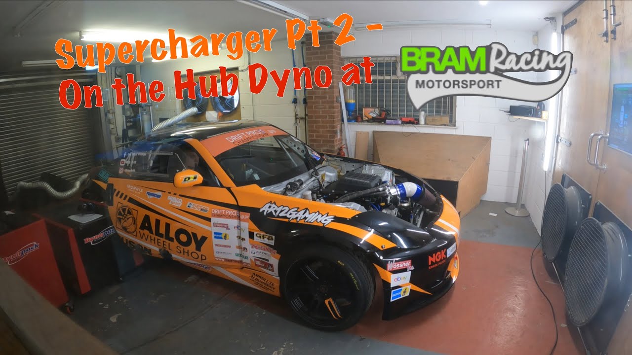 New Supercharger Pt2 - Hub Dyno at Bram Racing