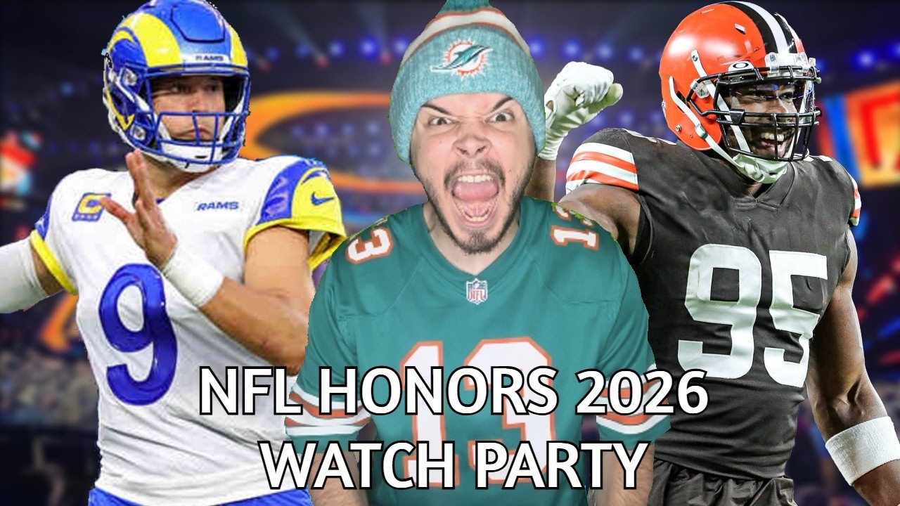 NFL HONORS 2026 WATCH PARTY!