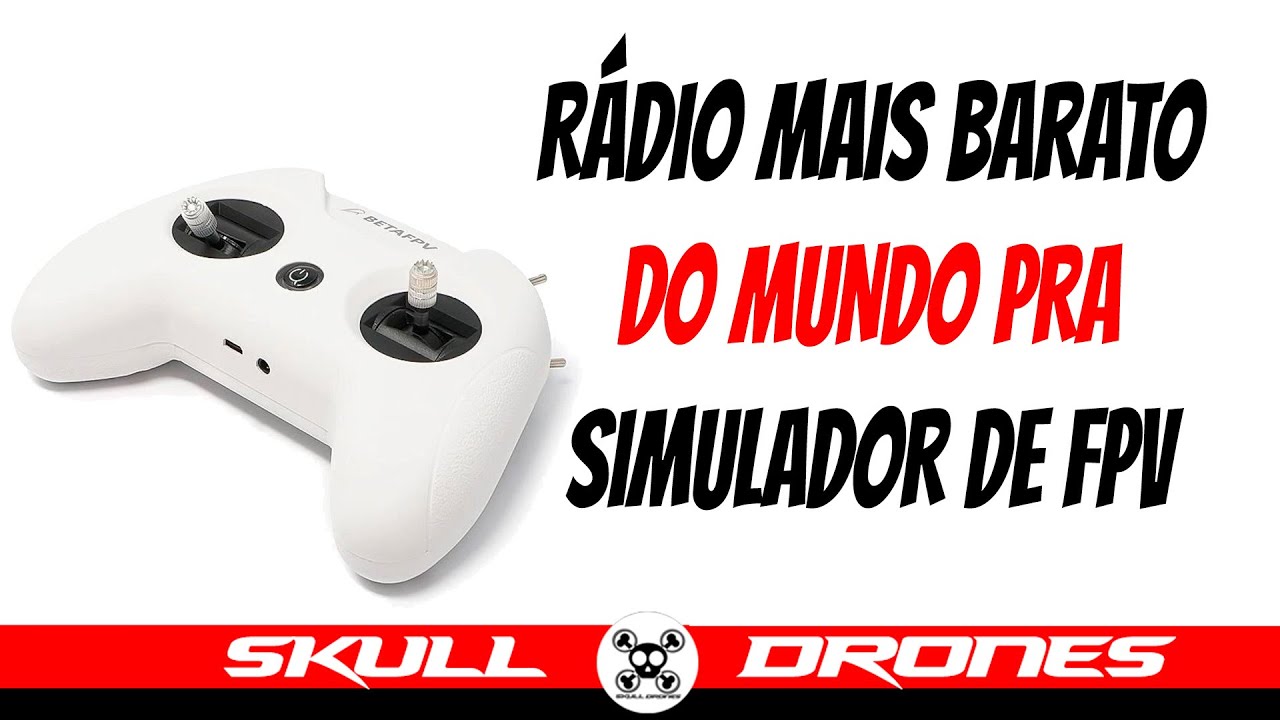RÁDIO MAIS BARATO DO MUNDO PARA SIMULADOR DE FPV