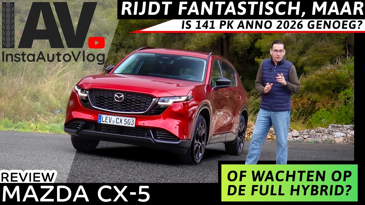 Rijden met de nieuwe Mazda CX-5 | Ruim en rijdt goed | Motorisch 'mwah'