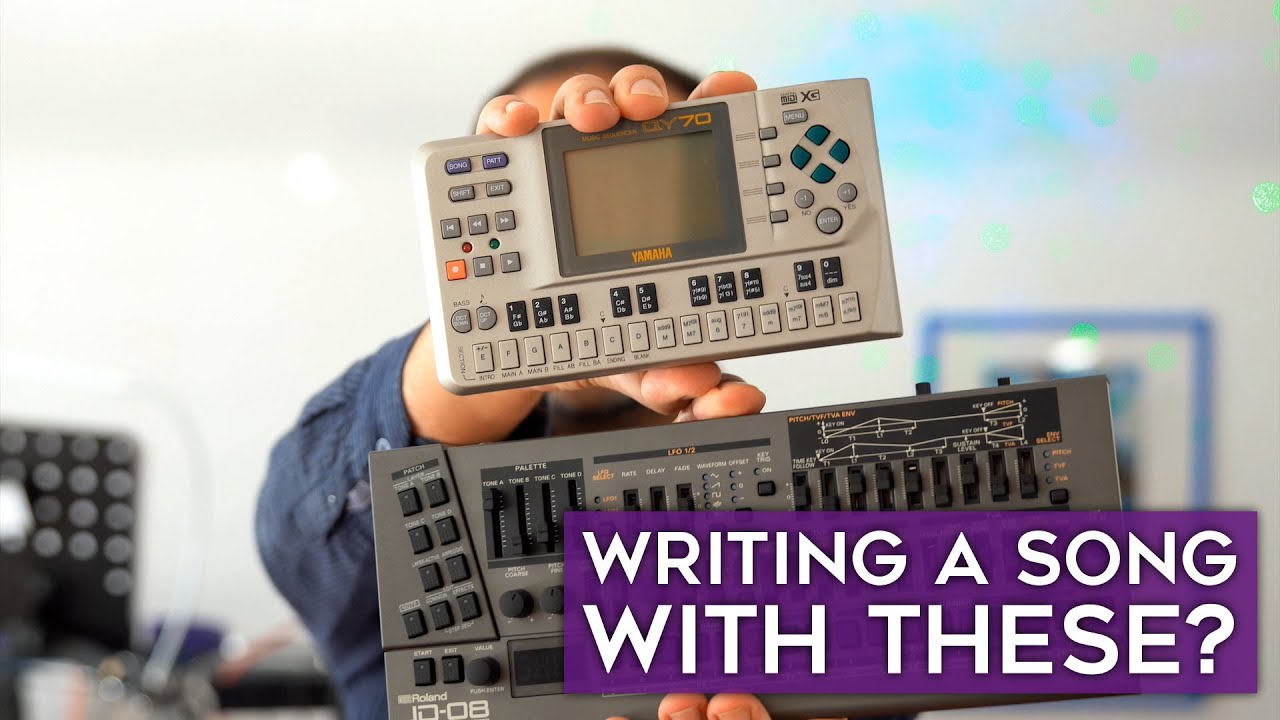 Creating a song on Yamaha QY70 and Roland JD-08