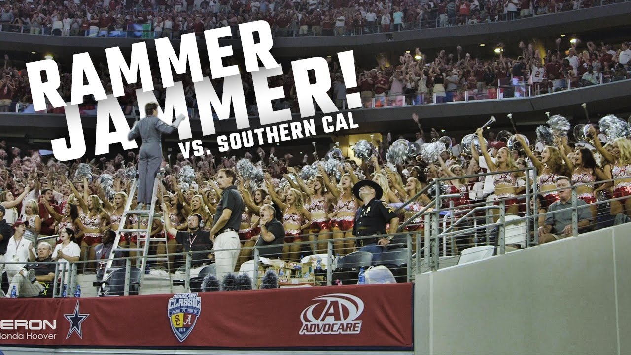 Watch Alabama fans take over AT&T Stadium with 'Rammer Jammer'