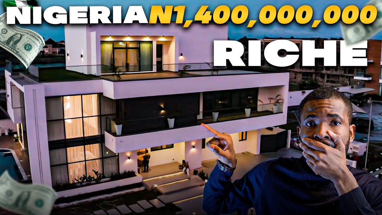 🇳🇬 1,4 Milliards FCFA Villa de LUXE pour le 1% des 1% des citoyens au Nigeria. #afrique #villadeluxe