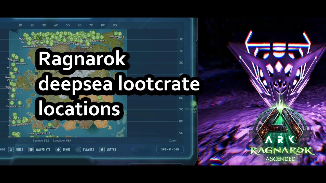 ARK ASA | Ragnarok | ВСЕ локации с ящиками с добычей в Deepsea